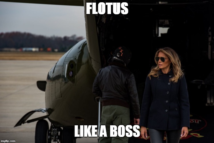 FLOTUS Like a Boss | FLOTUS; LIKE A BOSS | image tagged in flotus,maga | made w/ Imgflip meme maker