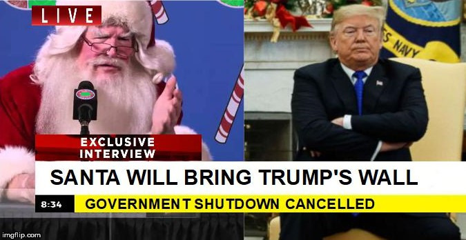 we're great again | image tagged in politics,santa,funny,donald trump,news | made w/ Imgflip meme maker