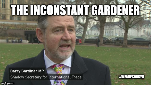 Corbyn's Inconstant Gardener | THE INCONSTANT GARDENER; #WEARECORBYN | image tagged in corbyn eww,wearecorbyn,cultofcorbyn,labourisdead,gtto jc4pm,communist socialist | made w/ Imgflip meme maker