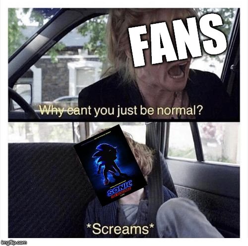 Why can’t you be normal  | FANS | image tagged in why cant you be normal | made w/ Imgflip meme maker