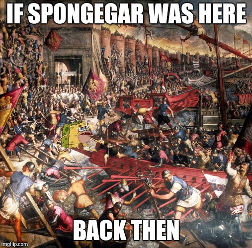 Spongegar |  IF SPONGEGAR WAS HERE; BACK THEN | image tagged in spongegar | made w/ Imgflip meme maker