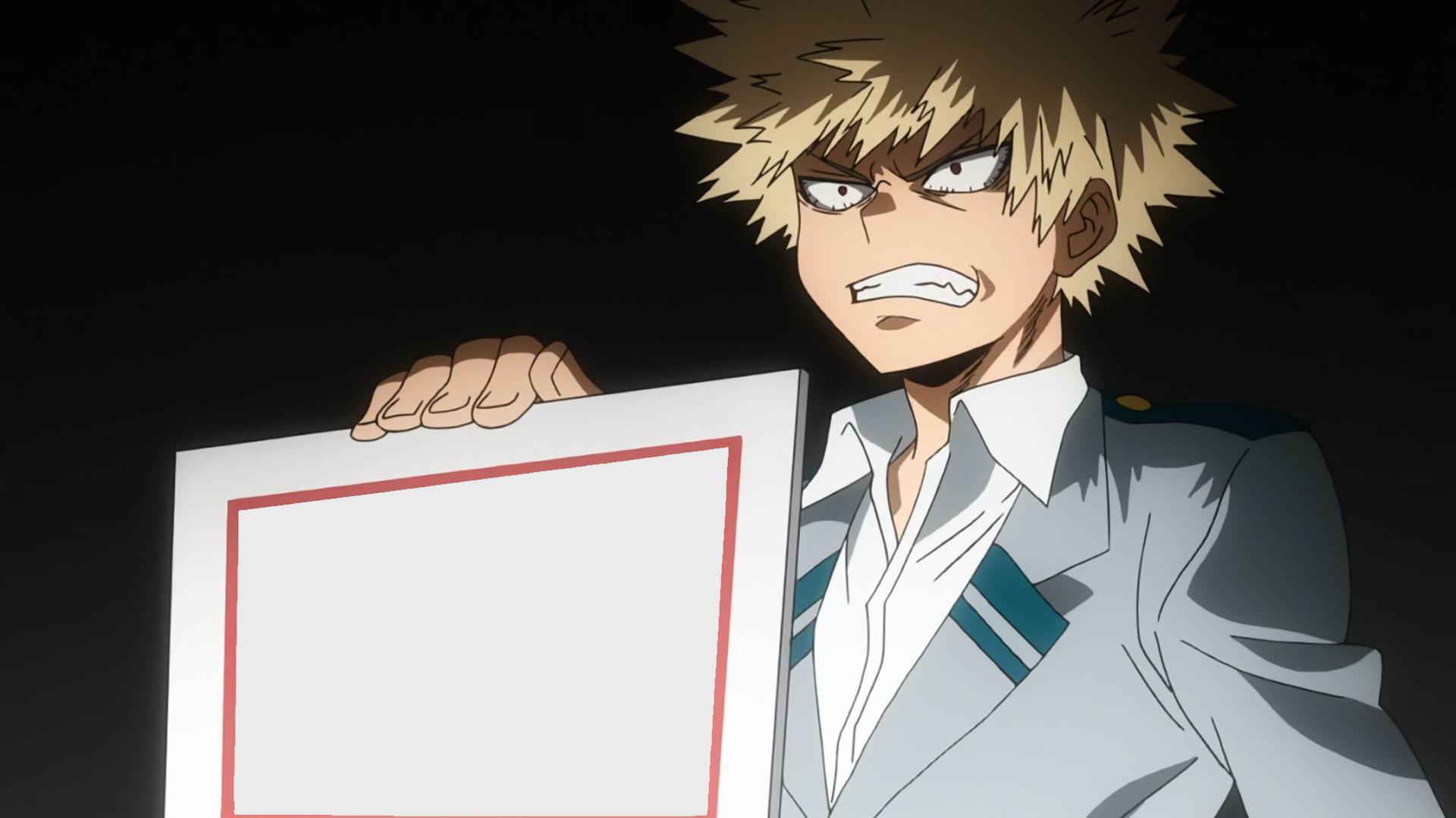 Bakugo Blank Meme Template