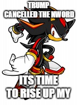 TRUMP CANCELLED THE NWORD ITS TIME TO RISE UP MY | made w/ Imgflip meme maker