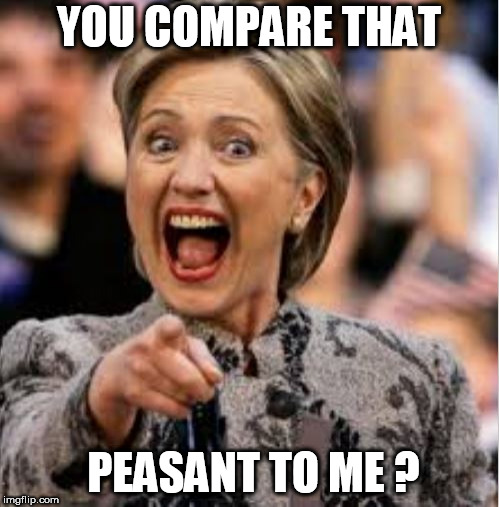 YOU COMPARE THAT PEASANT TO ME ? | made w/ Imgflip meme maker