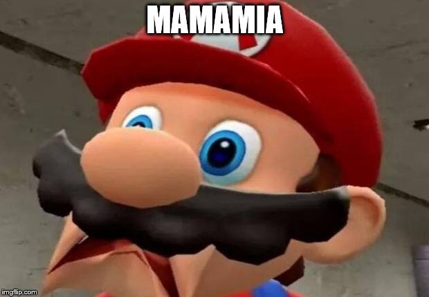 Mario WTF | MAMAMIA | image tagged in mario wtf | made w/ Imgflip meme maker
