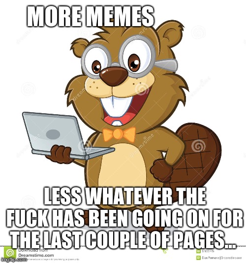 MORE MEMES; LESS WHATEVER THE FUCK HAS BEEN GOING ON FOR THE LAST COUPLE OF PAGES... | made w/ Imgflip meme maker