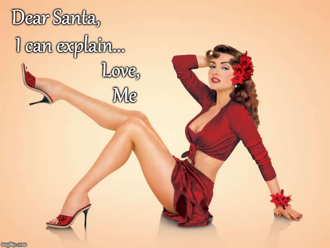 Dear Santa... | Dear Santa, I can explain... Love, Me | image tagged in explain,love,dear santa | made w/ Imgflip meme maker