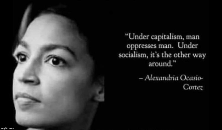 Gather around and listen to her profound wisdom! | . | image tagged in alexandria ocasio-cortez | made w/ Imgflip meme maker