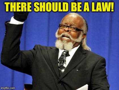 Too Damn High Meme | THERE SHOULD BE A LAW! | image tagged in memes,too damn high | made w/ Imgflip meme maker