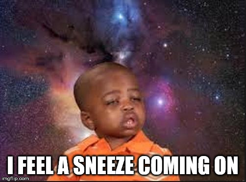 sneeze | I FEEL A SNEEZE COMING ON | image tagged in sneeze | made w/ Imgflip meme maker