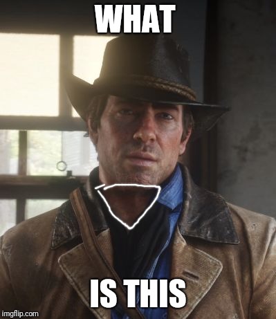 Arthur morgan | WHAT; IS THIS | image tagged in arthur morgan | made w/ Imgflip meme maker