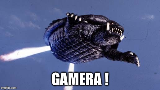 Gamera | GAMERA ! | image tagged in gamera | made w/ Imgflip meme maker