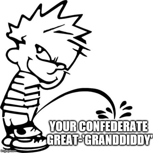 Your Confederate Monuments | YOUR CONFEDERATE GREAT-'GRANDDIDDY' | image tagged in confederacy,alamance county taking back alamance county,daughters of confederacy,you lost get over it | made w/ Imgflip meme maker