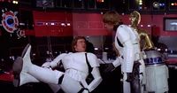 Han Solo Luke Skywalker Stormtrooper Blank Meme Template