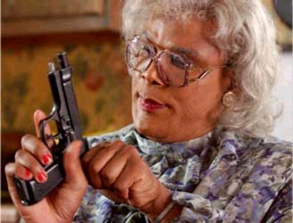 High Quality Madea one mo time Blank Meme Template