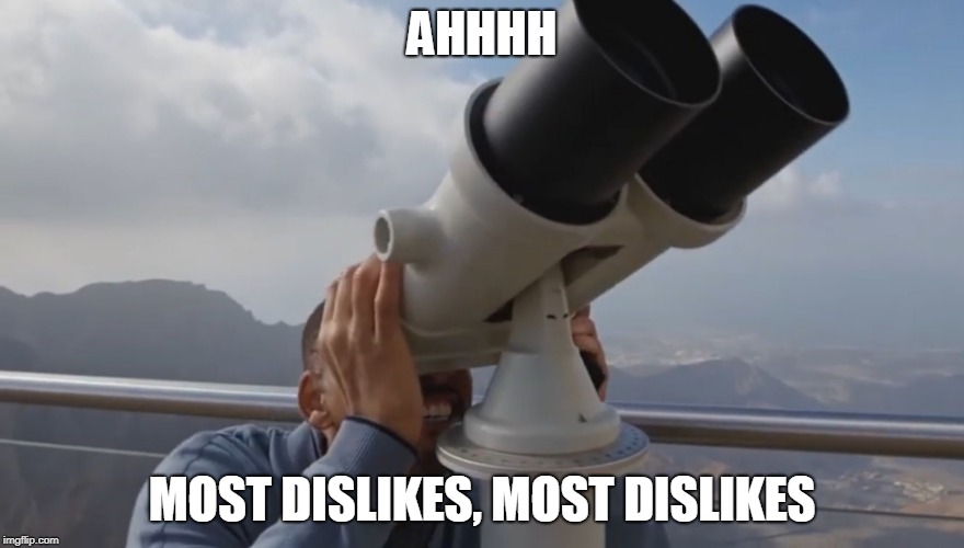 Ahhh that’s hot | AHHHH; MOST DISLIKES, MOST DISLIKES | image tagged in ahhh thats hot | made w/ Imgflip meme maker