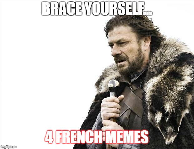 Brace Yourselves X is Coming | BRACE YOURSELF... 4 FRENCH MEMES | image tagged in memes,brace yourselves x is coming | made w/ Imgflip meme maker