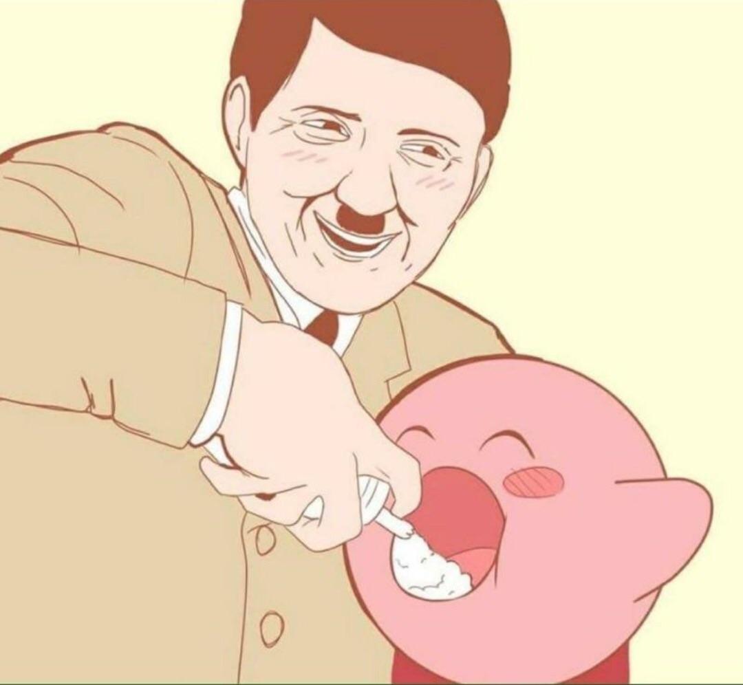 High Quality Hitler Kirby Blank Meme Template