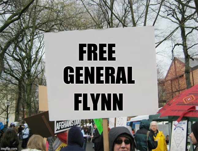 Liberals are for the rule of law , where are the protests ? | FREE; GENERAL; FLYNN | image tagged in blank protest sign,innocent,hero,american,patriots,injustice | made w/ Imgflip meme maker