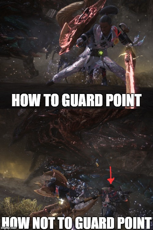 HOW TO GUARD POINT; HOW NOT TO GUARD POINT | made w/ Imgflip meme maker