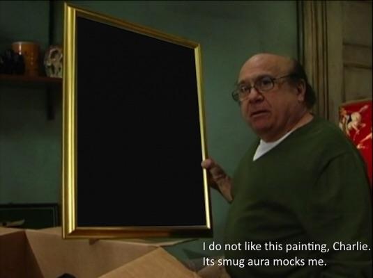do not like this painting charlie its smug aura mocks me