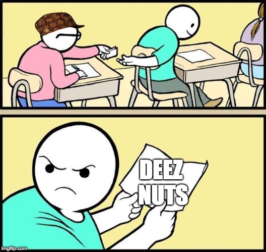 Insulting Paper | DEEZ NUTS | image tagged in insulting paper,scumbag | made w/ Imgflip meme maker