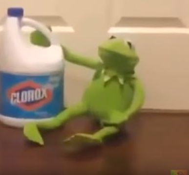 High Quality Kermit Suicide Blank Meme Template