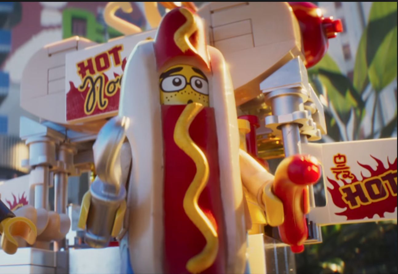 lego hotdog guy Blank Meme Template