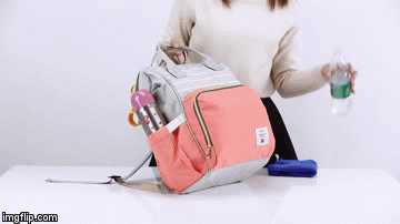 Diaper Bag | image tagged in gifs | made w/ Imgflip video-to-gif maker