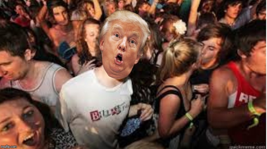 Suddenly clear Donald | . | image tagged in suddenly clear donald | made w/ Imgflip meme maker