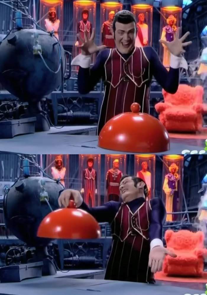 Lazy town nothing Blank Meme Template