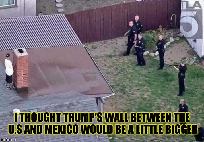 Fortnite meme | I THOUGHT TRUMP'S WALL BETWEEN THE U.S AND MEXICO WOULD BE A LITTLE BIGGER | image tagged in fortnite meme | made w/ Imgflip meme maker