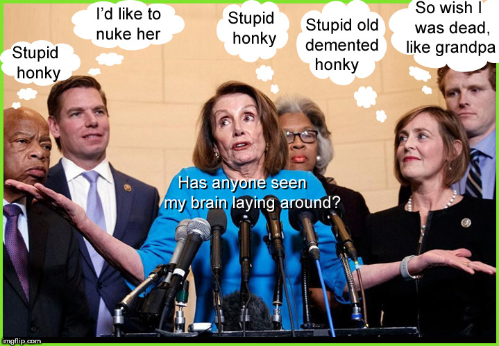 Nancy Pelosi's missing brain | image tagged in nancy pelosi's missing brain,lol so funny,politics lol,funny memes,too funny,political meme | made w/ Imgflip meme maker