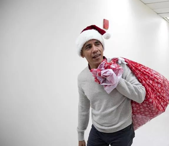 Obama Santa Blank Meme Template