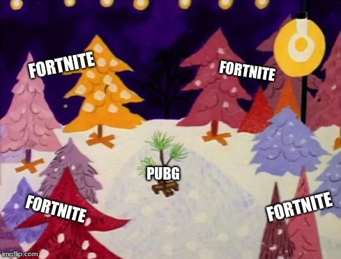 FortNite vs PUBG | FORTNITE; FORTNITE; PUBG; FORTNITE; FORTNITE | image tagged in gaming | made w/ Imgflip meme maker