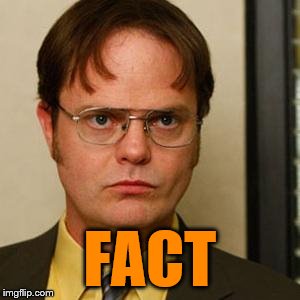 Dwight fact | FACT | image tagged in dwight fact | made w/ Imgflip meme maker