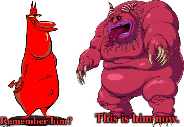 The Red Guy | image tagged in anime,anime meme,animeme,cartoon network,seven deadly sins | made w/ Imgflip meme maker