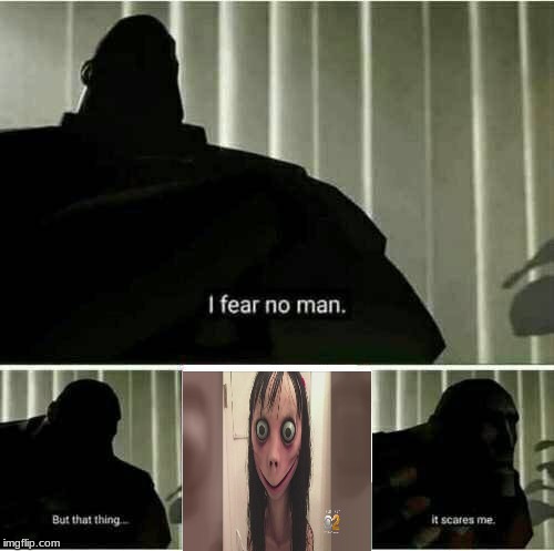it scares me | image tagged in it scares me | made w/ Imgflip meme maker