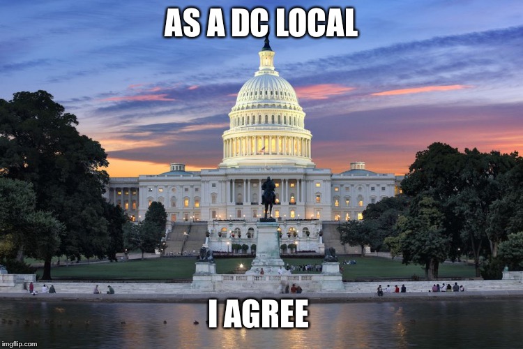 Washington DC swamp | AS A DC LOCAL I AGREE | image tagged in washington dc swamp | made w/ Imgflip meme maker