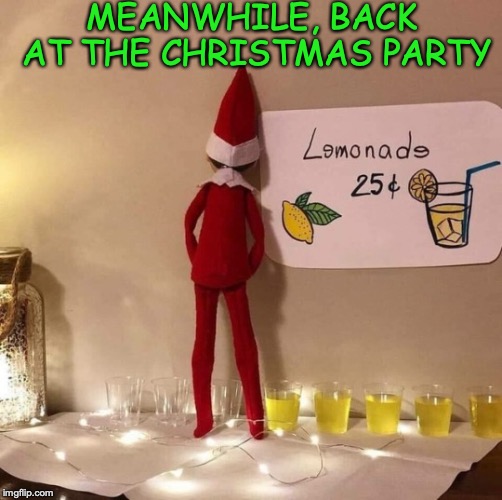 MEANWHILE, BACK AT THE CHRISTMAS PARTY | made w/ Imgflip meme maker
