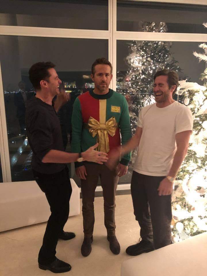 Ryan Reynolds Christmas Blank Meme Template
