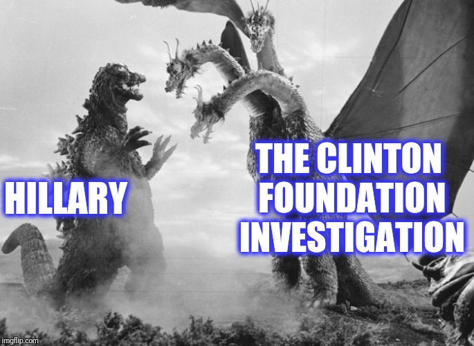 HILLARY THE CLINTON FOUNDATION INVESTIGATION | image tagged in scumbag | made w/ Imgflip meme maker