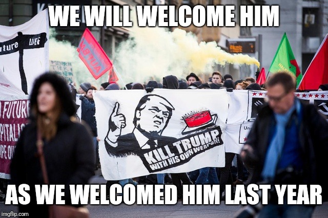 WE WILL WELCOME HIM AS WE WELCOMED HIM LAST YEAR | made w/ Imgflip meme maker