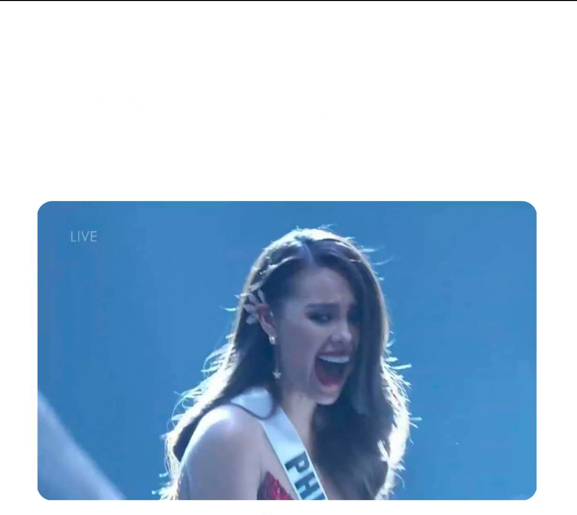 Miss Universe 2018 Blank Meme Template