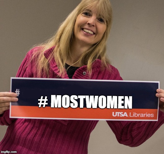 Hashtag Cindy | # MOSTWOMEN | image tagged in hashtag cindy | made w/ Imgflip meme maker