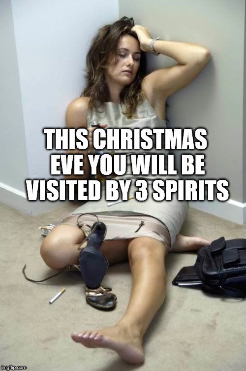 … Jack, Johnny, and Jose | THIS CHRISTMAS EVE YOU WILL BE VISITED BY 3 SPIRITS | image tagged in merry christmas,drinking,drunk,festive,tipsy | made w/ Imgflip meme maker