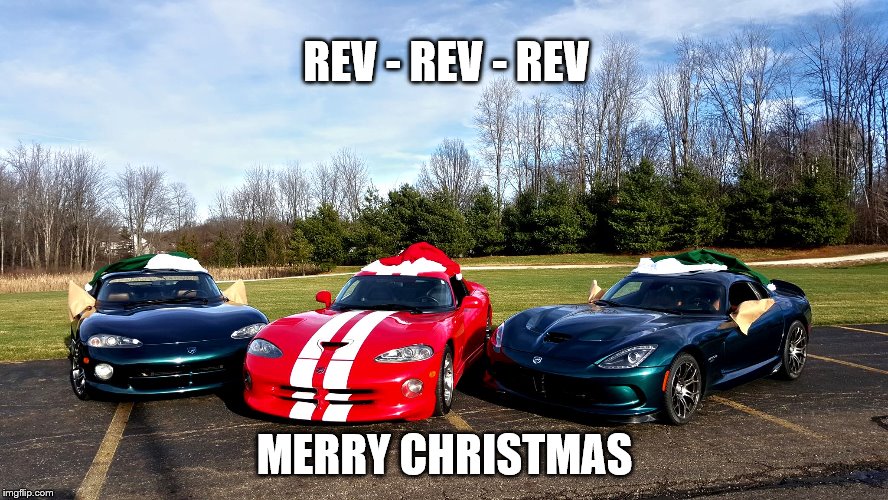 Christmas Cars | REV - REV - REV; MERRY CHRISTMAS | image tagged in christmas cars | made w/ Imgflip meme maker