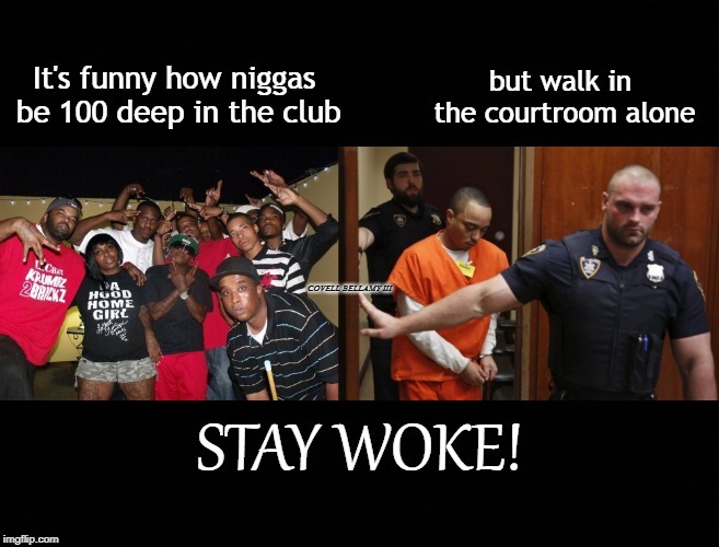 COVELL BELLAMY III | image tagged in in court alone | made w/ Imgflip meme maker
