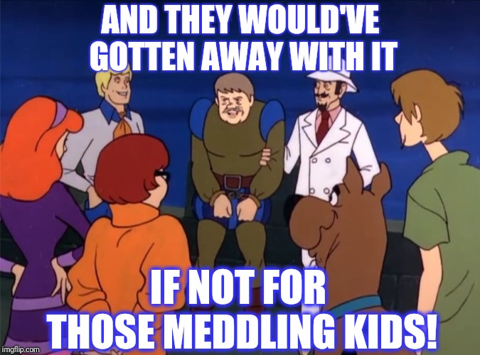 why villains in Scooby doo get arrested Imgflip