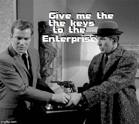 Spock Robbery | image tagged in star trek | made w/ Imgflip meme maker